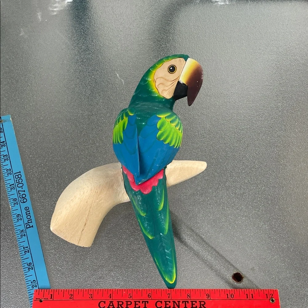 Colorful Wooden Parrot Bird decoration